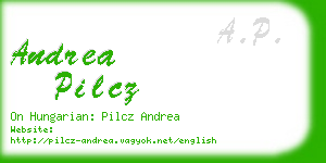 andrea pilcz business card